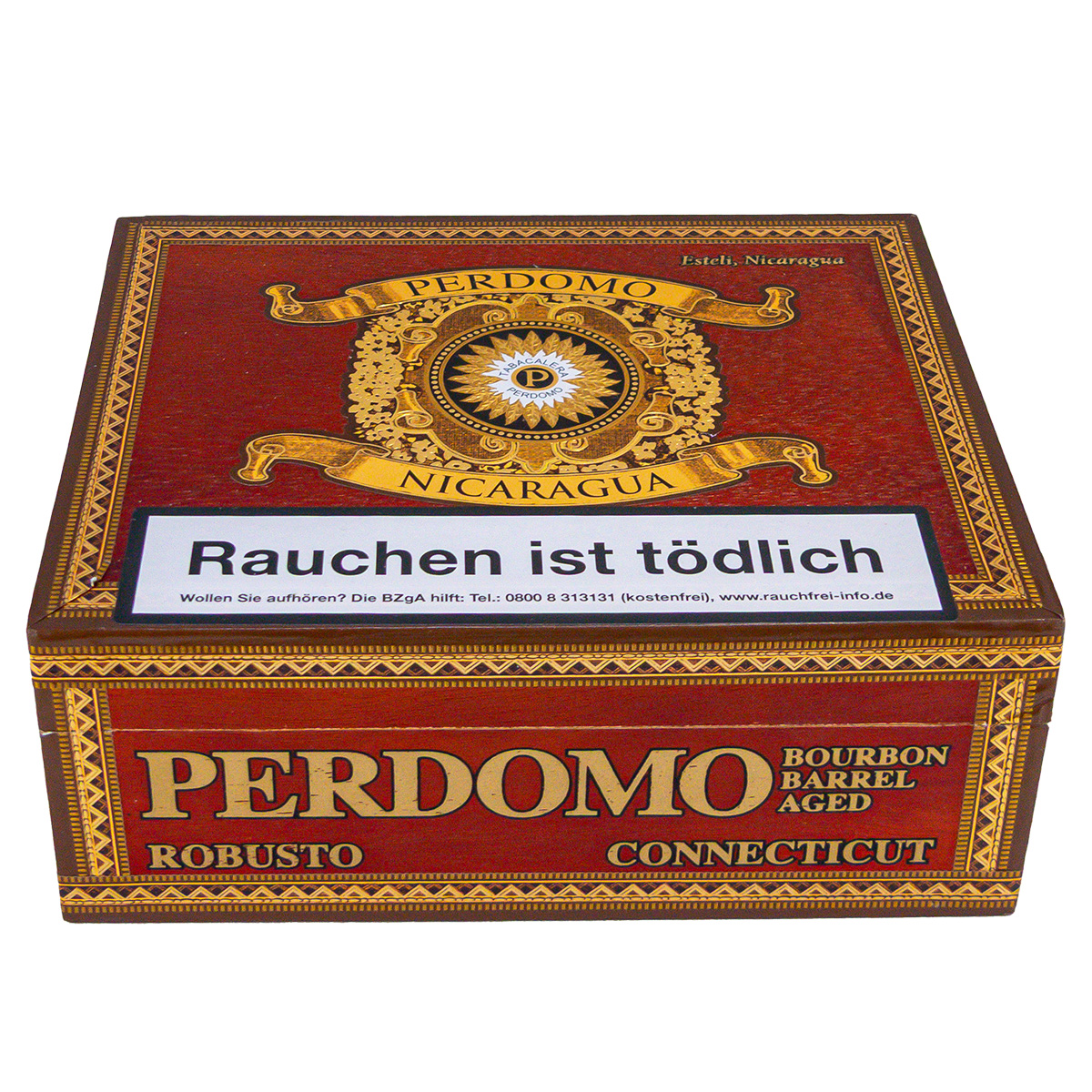 Perdomo Bourbon Barrel Aged Connecticut Robusto 24er