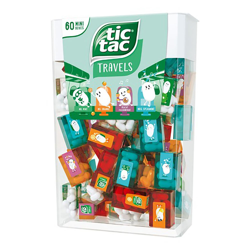 Tic Tac Mixed 60 Mini Boxes 228g