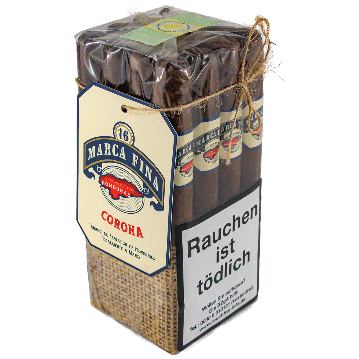 Marca Fina Honduras Corona 16er Marca Fina Honduras Corona 16er