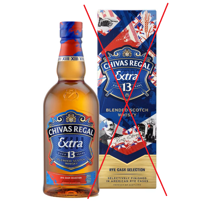 Sonderposten: Chivas Regal 13 Jahre American Rye Cask 40%vol. 1 Liter #1