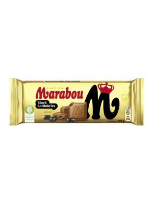 Marabou Milkchocolate with Saltliquoricepieces 170g