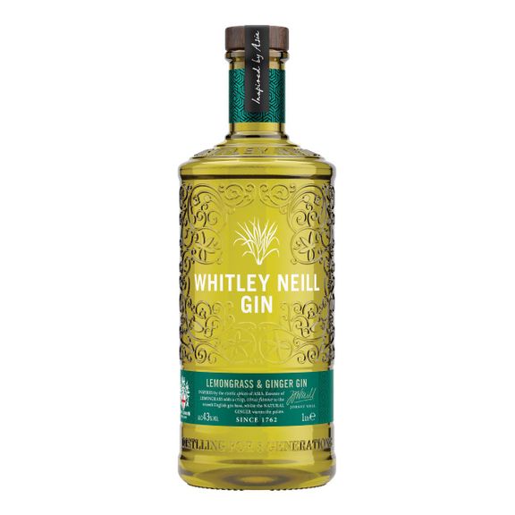 Whitley Neill Lemongrass & Ginger Gin 1 Liter 43%vol.