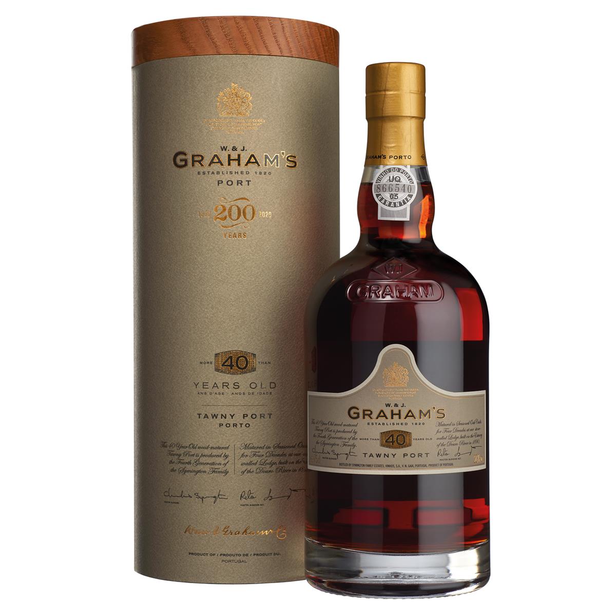 Graham's 40 Years Tawny Port 0,75 Liter 20%vol. Graham's 40 Years Tawny Port 0,75 Liter 20%vol.