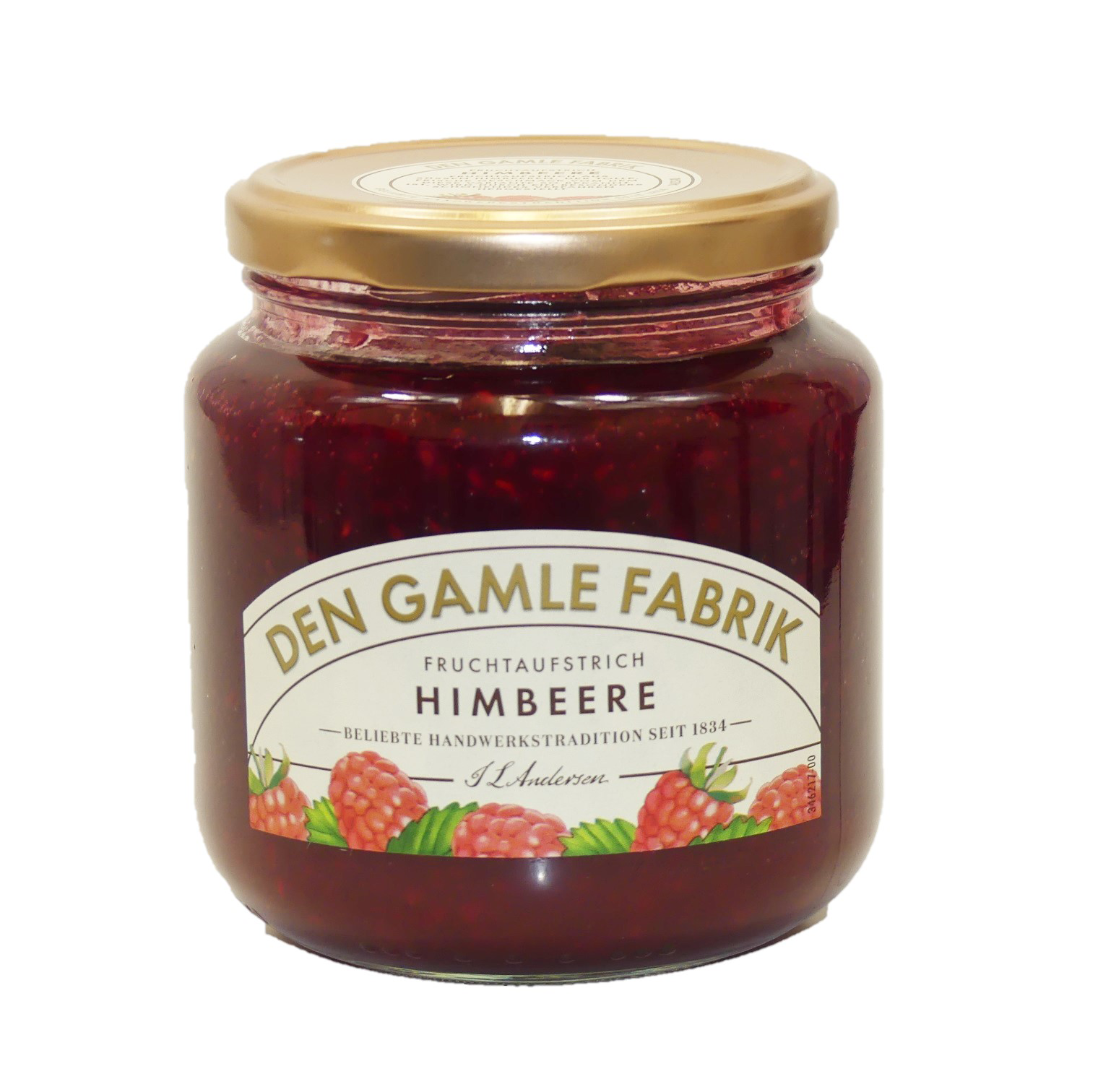 DEN GAMLE FABRIK raspberry fruit spread 600g