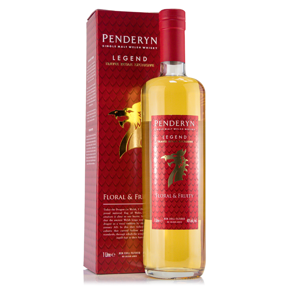 Penderyn Legend 1 liters 40% vol.