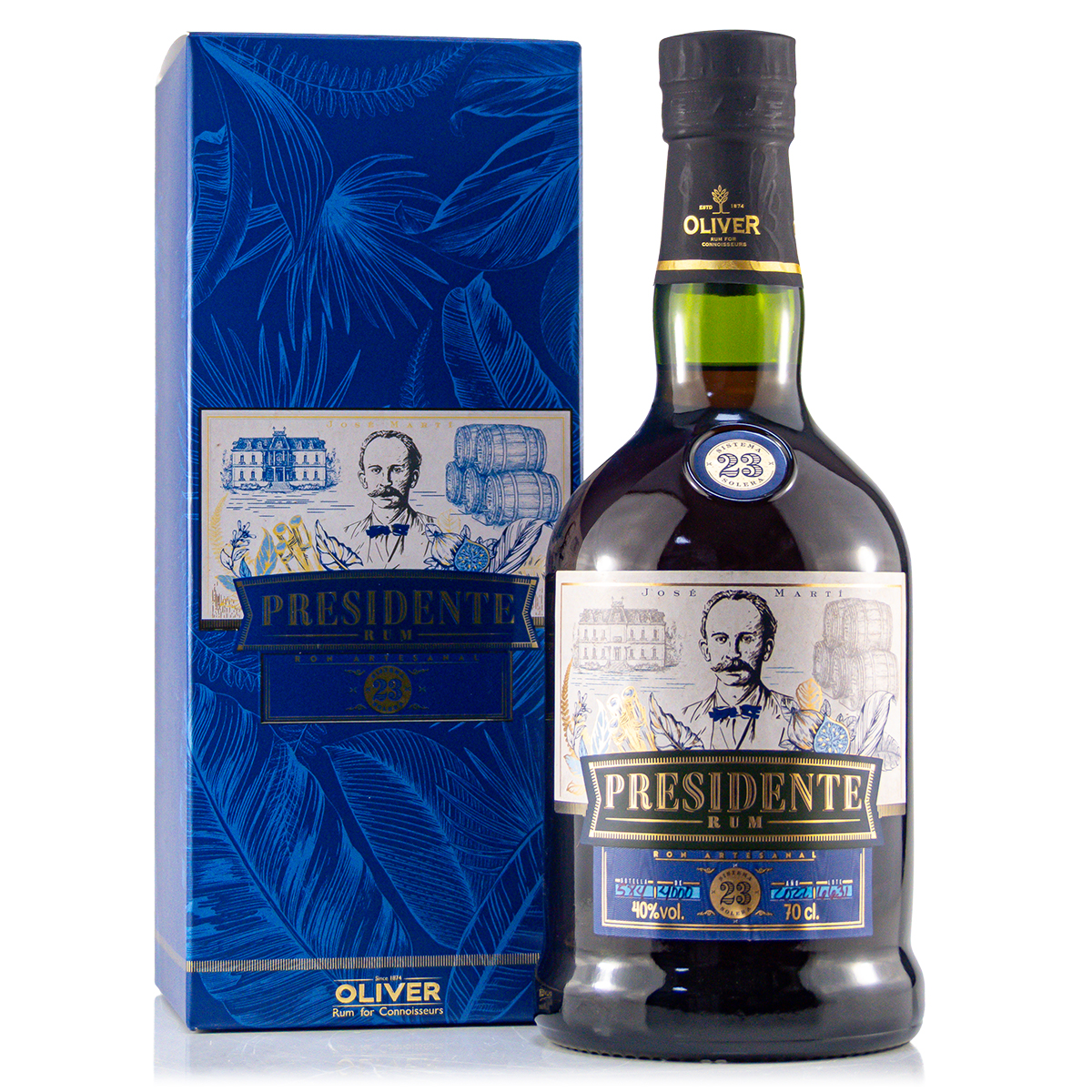 Presidente Marti 23 Jahre 40%vol 0,7 Liter Presidente Marti 23 Jahre 40%vol 0,7 Liter