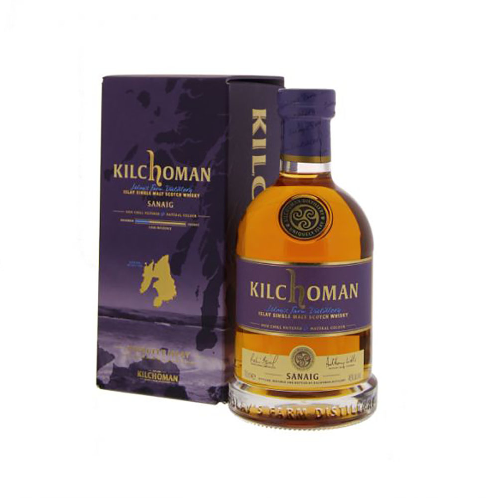 Kilchoman Sanaig 0.7 liters 46% vol. Kilchoman Sanaig 0.7 liters 46% vol.