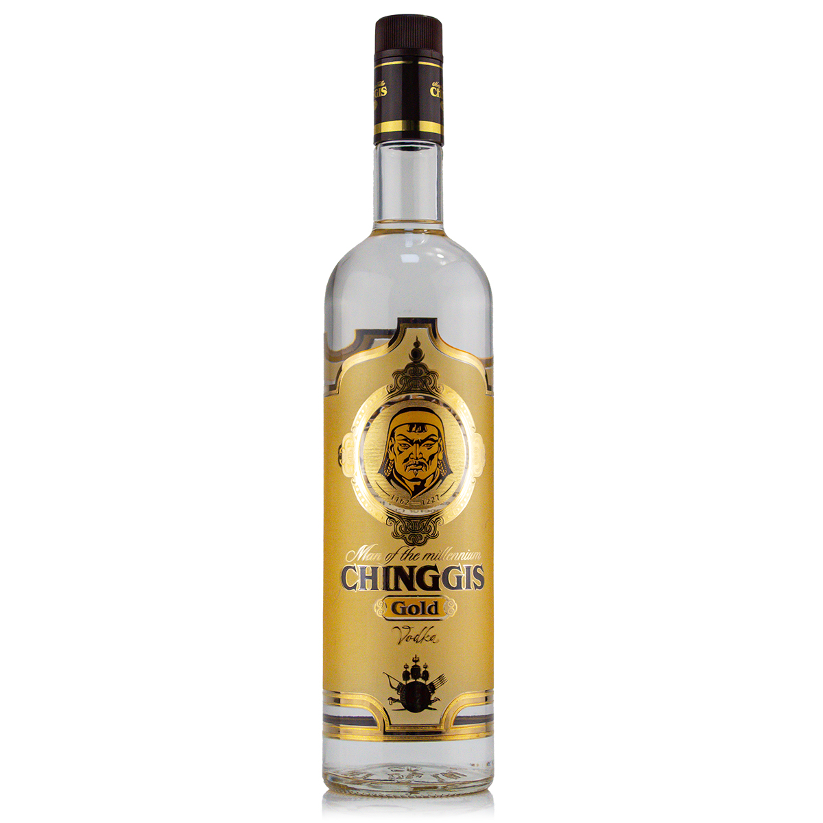 Chinggis Gold Vodka 39% vol. 1 Liter