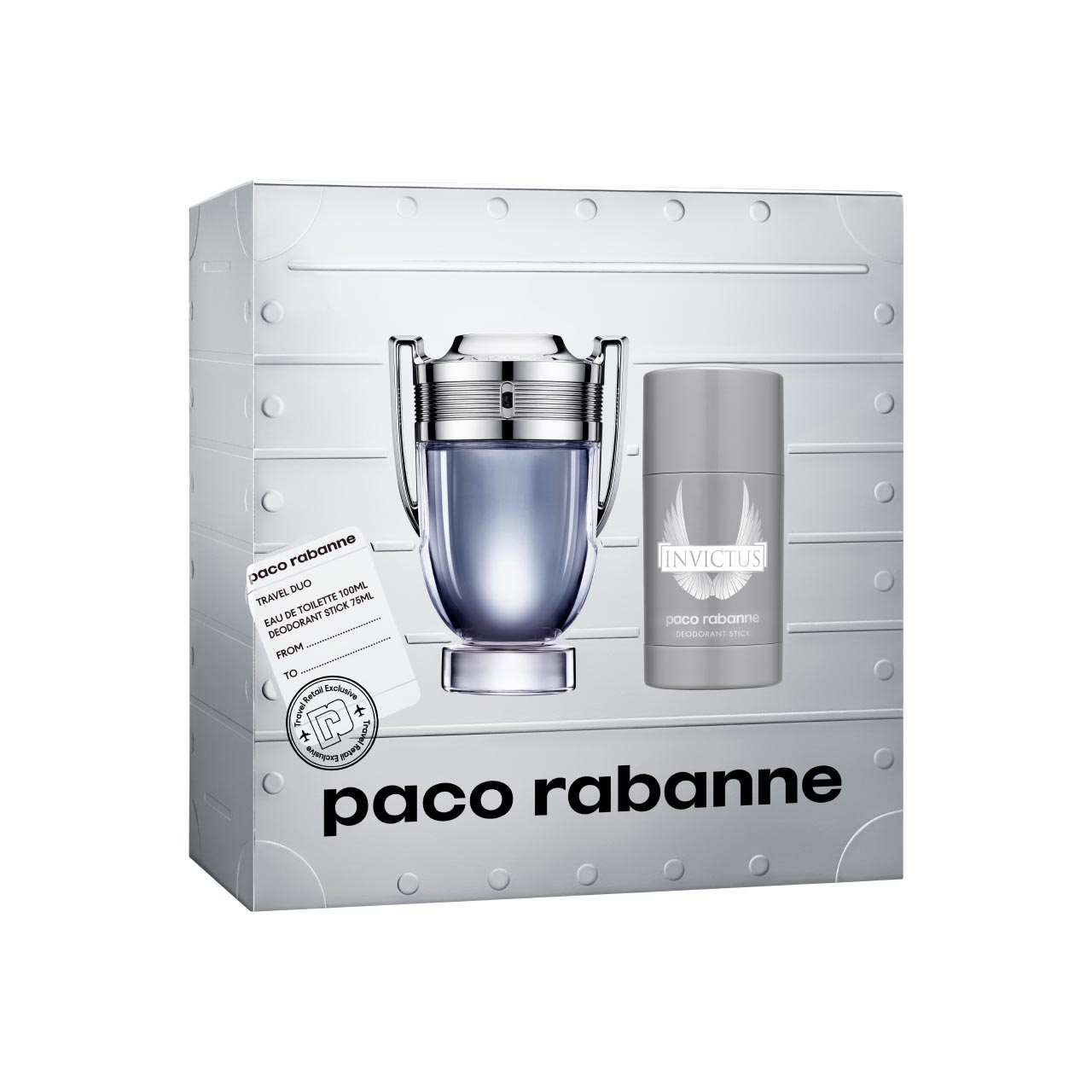 Paco Rabanne Invictus Set Eau de Toilette 100ml + Deostick 75ml