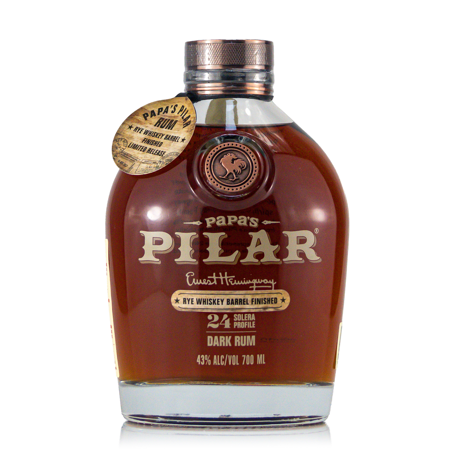 Papas Pilar 24 Solera Profile Dark Rye Whiskey Barrel Ltd.  43%vol. 0,7 Liter