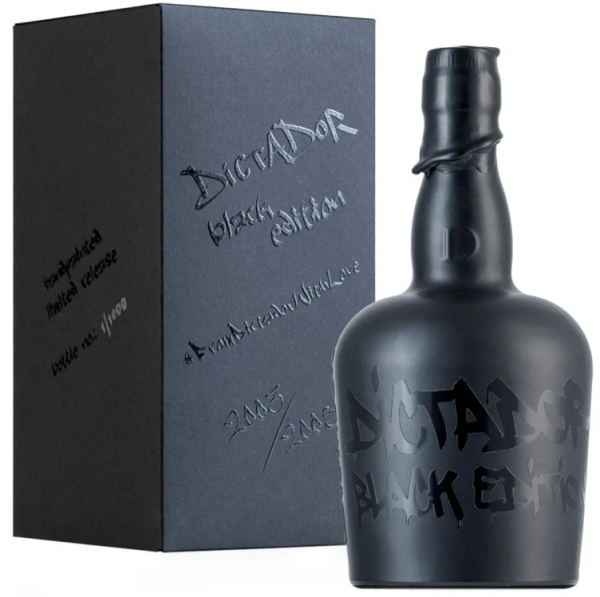 Dictador Black Edition Vintage 2003/2005 40%vol. 0,7 Liter