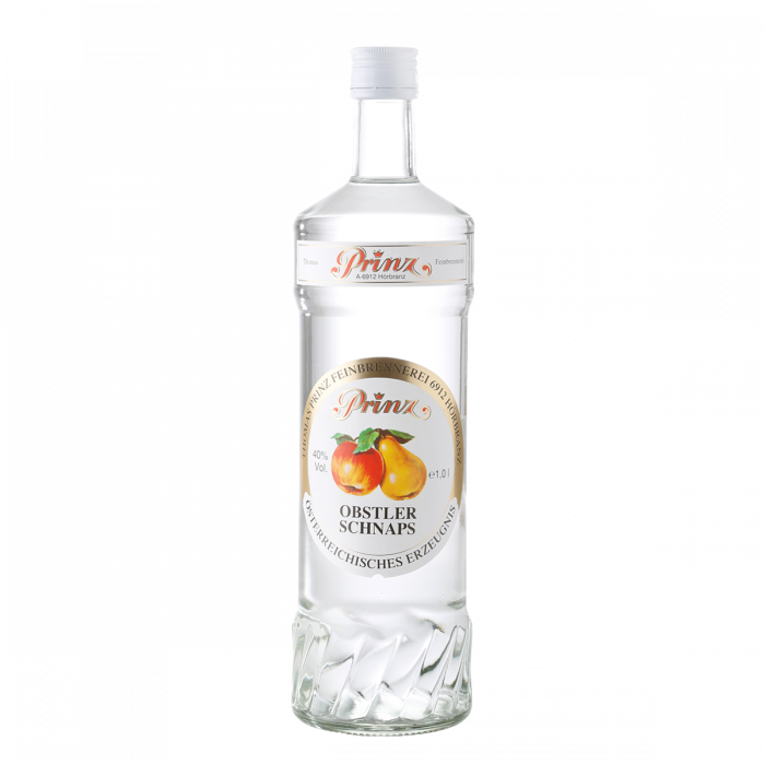 Prinz Obst Schnaps The traditional 40%. 1 liter