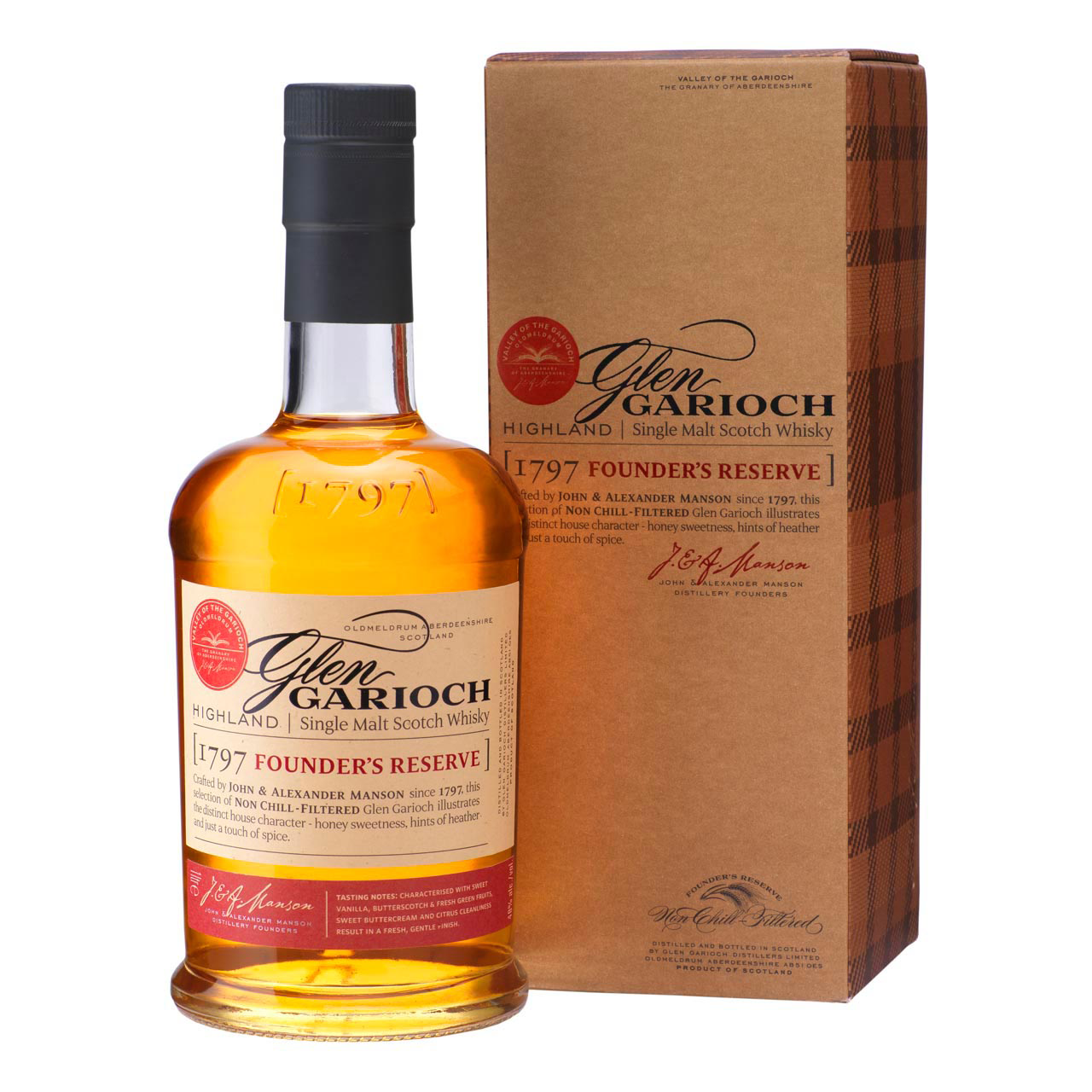 Glen Garioch 1797 Founders Reserve 1 Liter 48%vol. Glen Garioch 1797 Founders Reserve 1 Liter 48%vol.