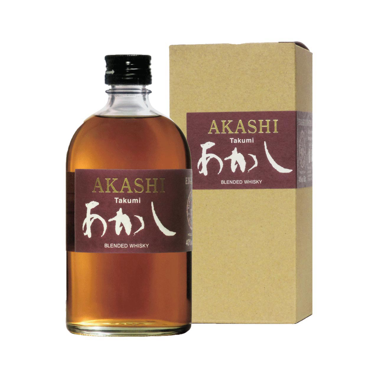 Akashi Takumi Blended 40%vol. 0,5 Liter Akashi Takumi Blended 40%vol. 0,5 Liter