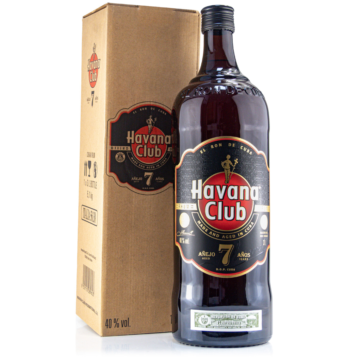 Havana Club Anejo 7 Jahre 40%vol. 3 Liter