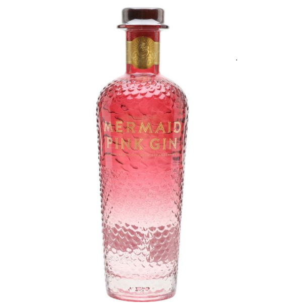 Mermaid Pink Gin 38%vol.  0,7 Liter Mermaid Pink Gin 38%vol.  0,7 Liter