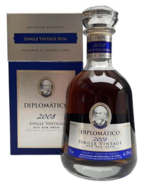 Diplomatico Single Vintage 2007 43%vol. 0,7 Liter Diplomatico Single Vintage 2007 43%vol. 0,7 Liter