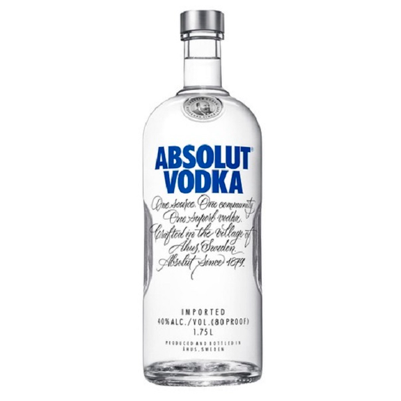 Absolut Blue Vodka 1,75 Liter 40% Vol.