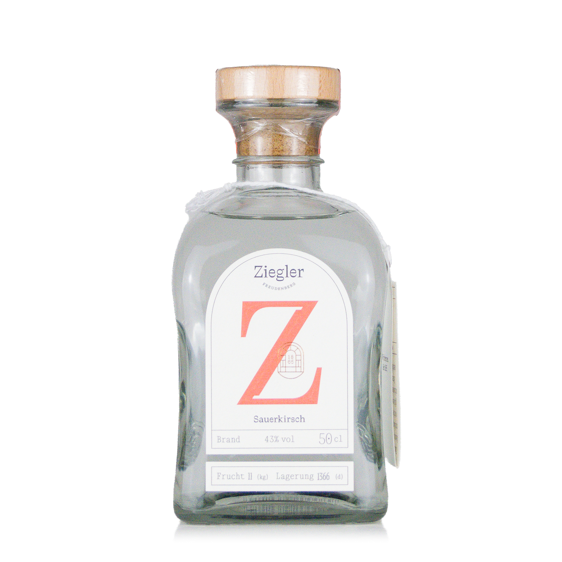 Ziegler Sauerkirsch 43%vol. 0,5 Liter 