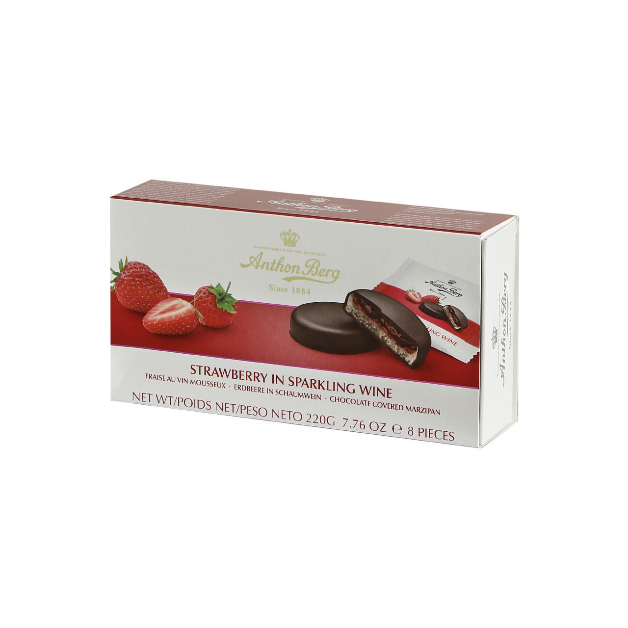 Anthon Berg  Strawberry  in Champagner 220g Anthon Berg  Strawberry  in Champagner 220g