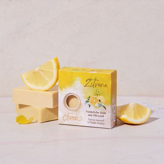 Natürliche Olivenölseife Zitrone 110g