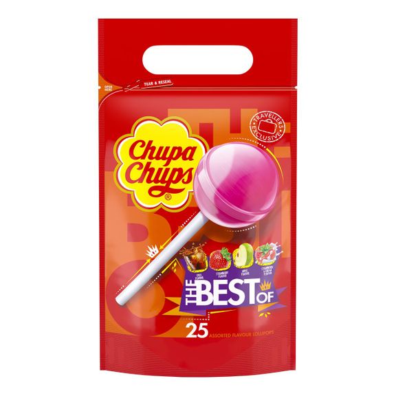 Chupa Chups 25x Lollis Best of Bag 300g