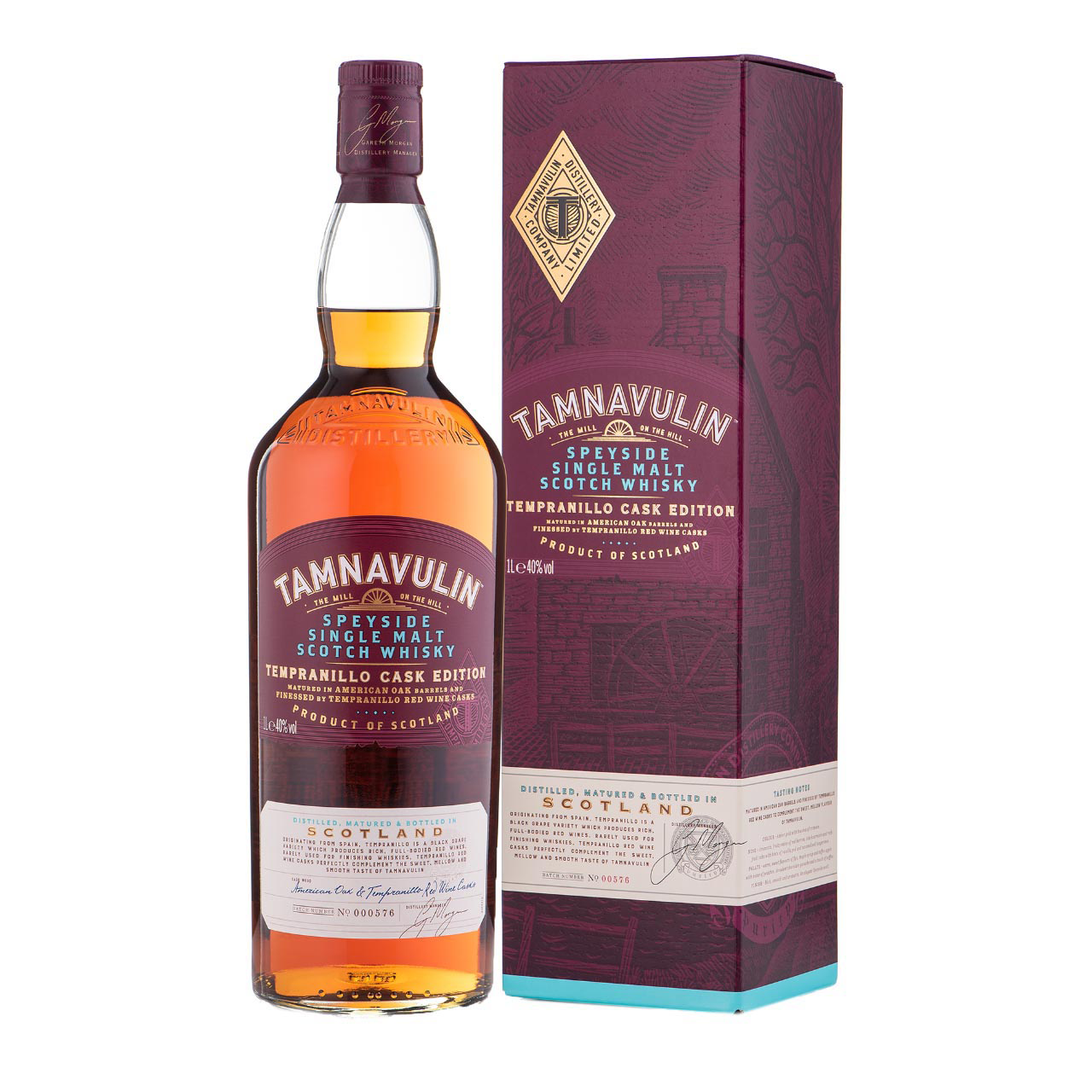 Tamnavulin Tempranillo Cask 40%vol. 1 Liter Tamnavulin Tempranillo Cask 40%vol. 1 Liter