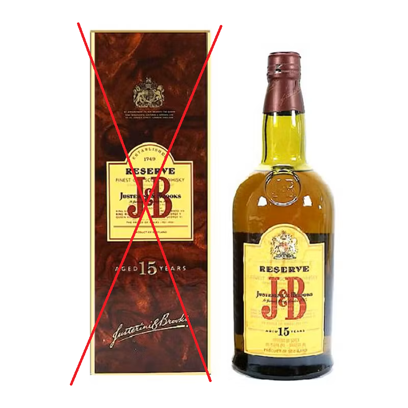 Justerini & Brooks J&B 15 year 0,7 liter 40% vol.