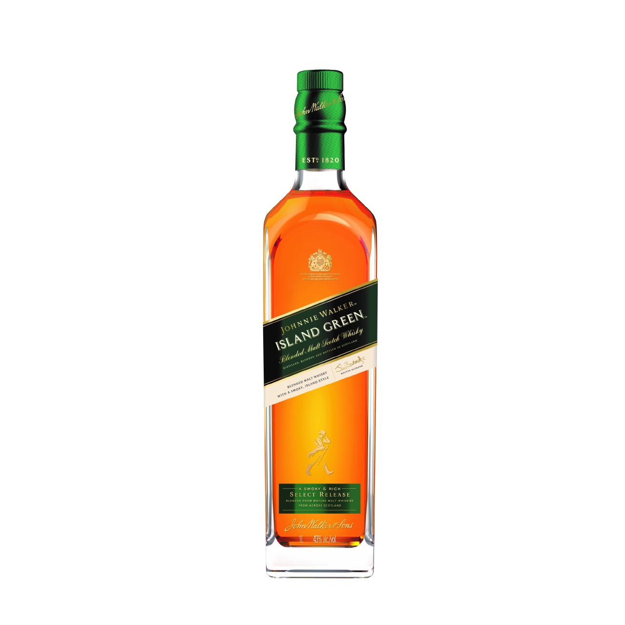 Johnnie Walker Island Green 43%vol. 1 Liter 