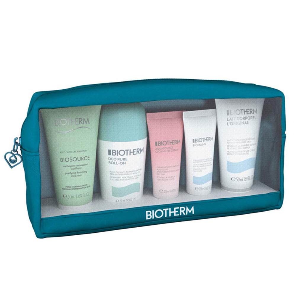 Biotherm Aquasource Routine Pouch Set 215ml