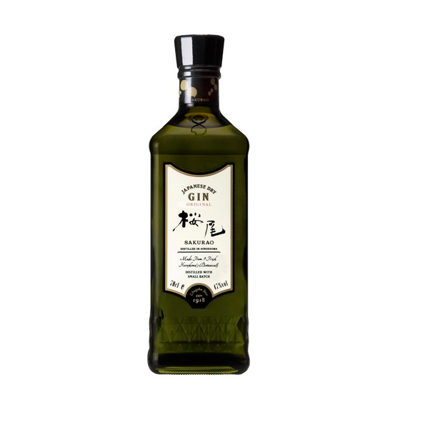 Sakurao Original Japanese Dry Gin  47%vol. 0,7 Liter Sakurao Original Japanese Dry Gin  47%vol. 0,7 Liter