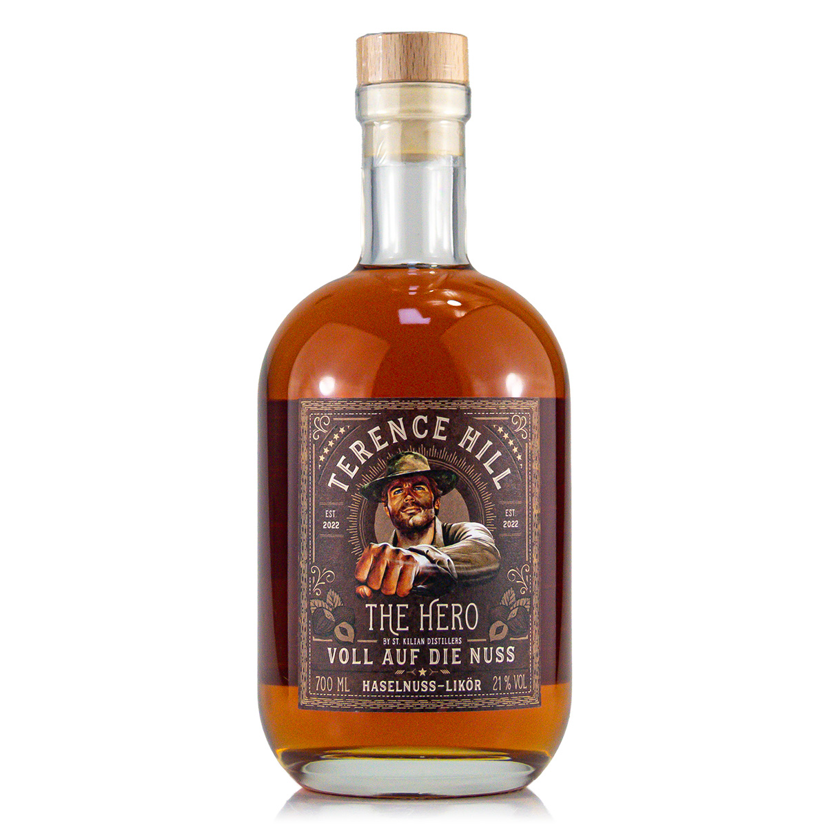 Terence Hill The Hero Voll auf die Nuss 21%. 0,7 L