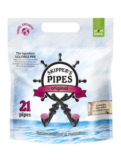 Skippers Pipes Original Lakritz 357g