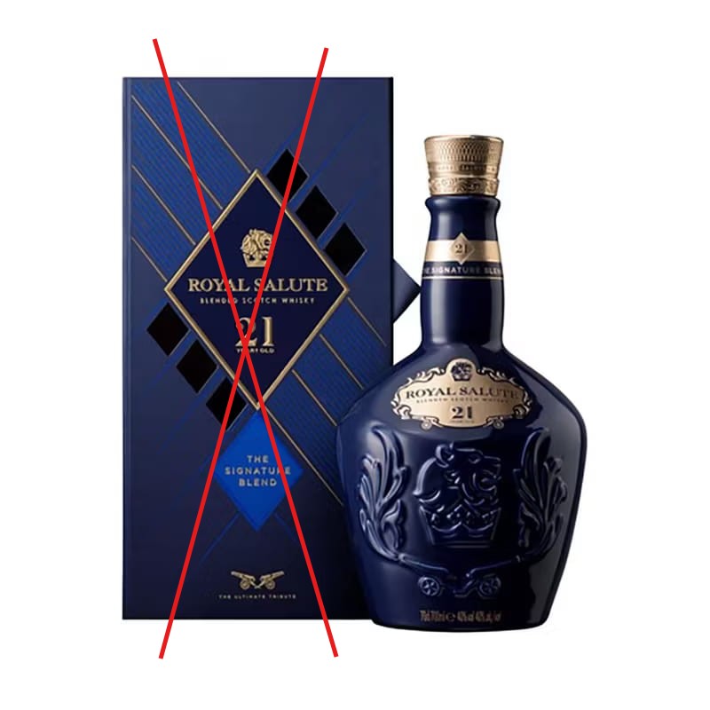 Special item: Chivas Royal Salute 21 Years 0,7 Liter 40%vol.