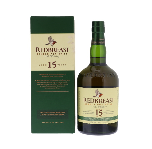 Redbreast 15 Jahre Pot Still 46%vol. 0,7 Liter