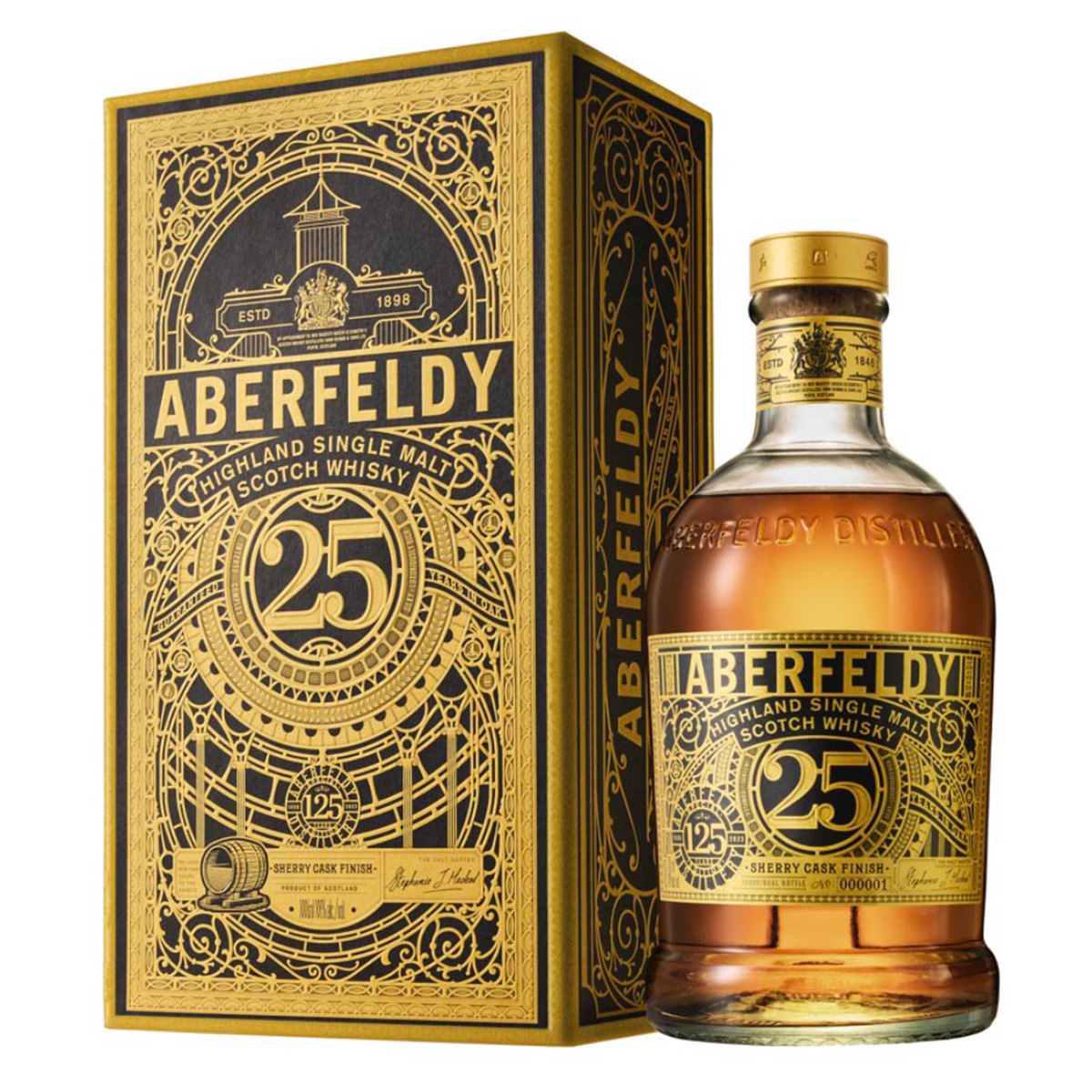 Aberfeldy Single Malt 25 Years 46%vol.  0,7 Liter