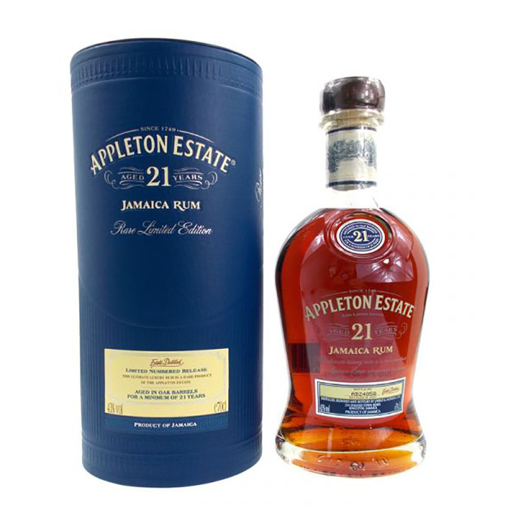 Appleton Estate 21 Years 0,7 Liter 43%vol. Appleton Estate 21 Years 0,7 Liter 43%vol.