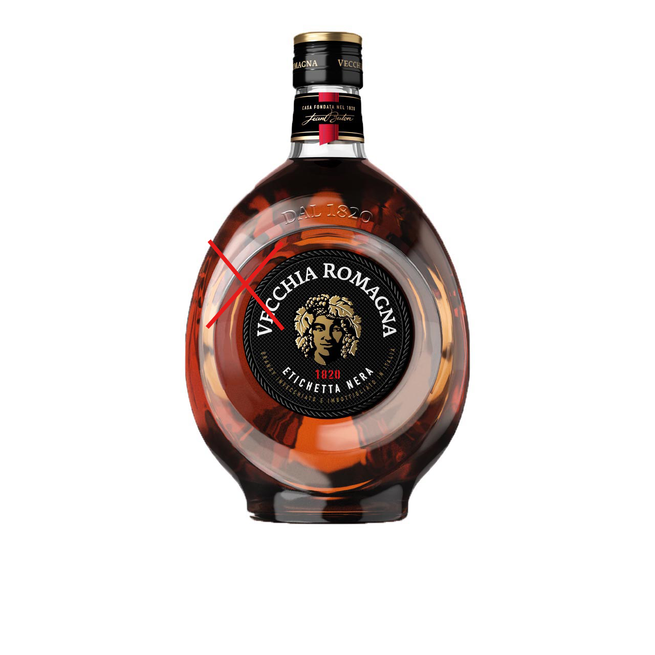 Sonderposten: Vecchia Romagna Etichetta Nera 1 Liter 40%vol.