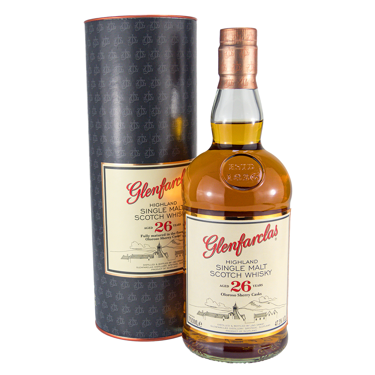 Glenfarclas 26 Jahre Oloroso Cask 47,30%vol. 0,7 Liter
