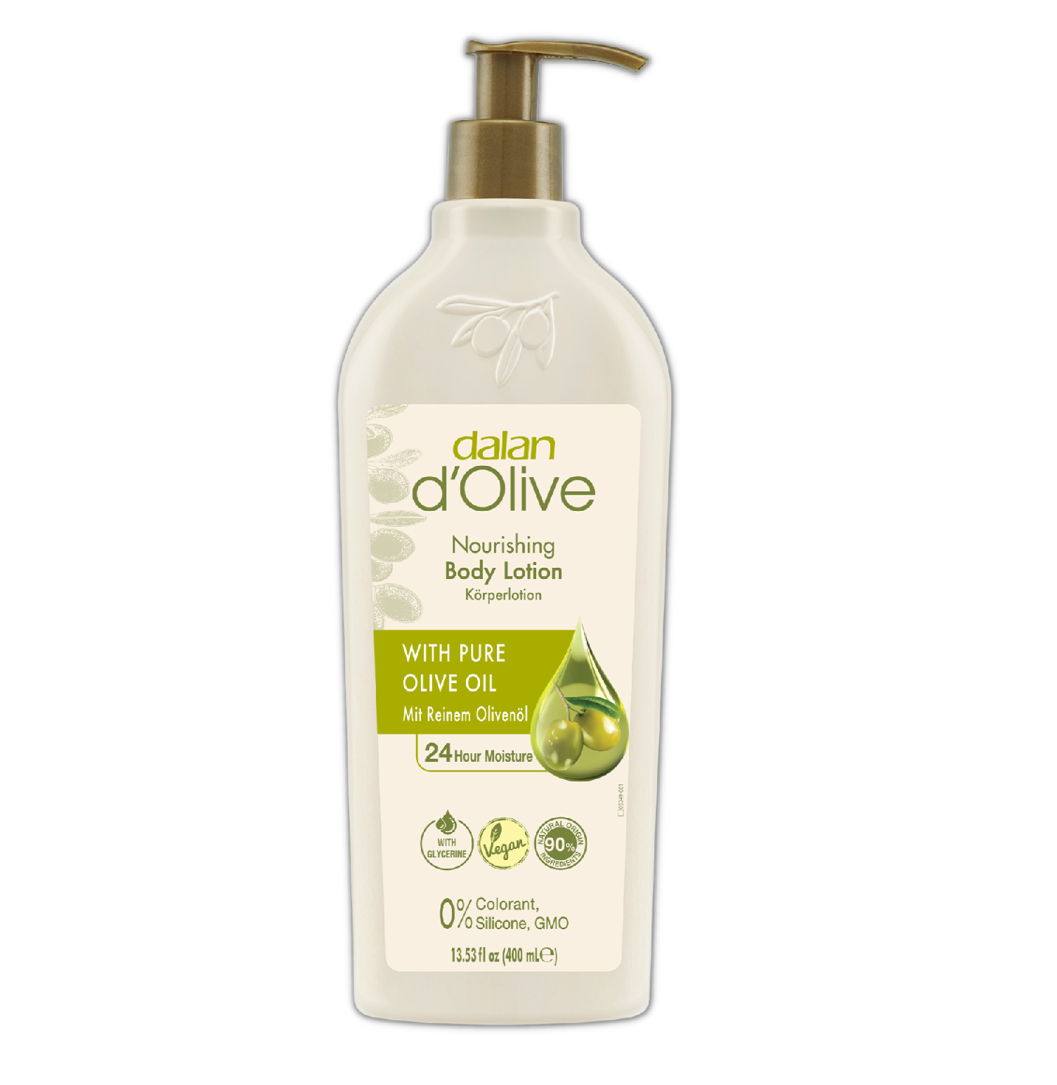 Dalan d Olive Bodylotion mit Pumpspender 400ml 