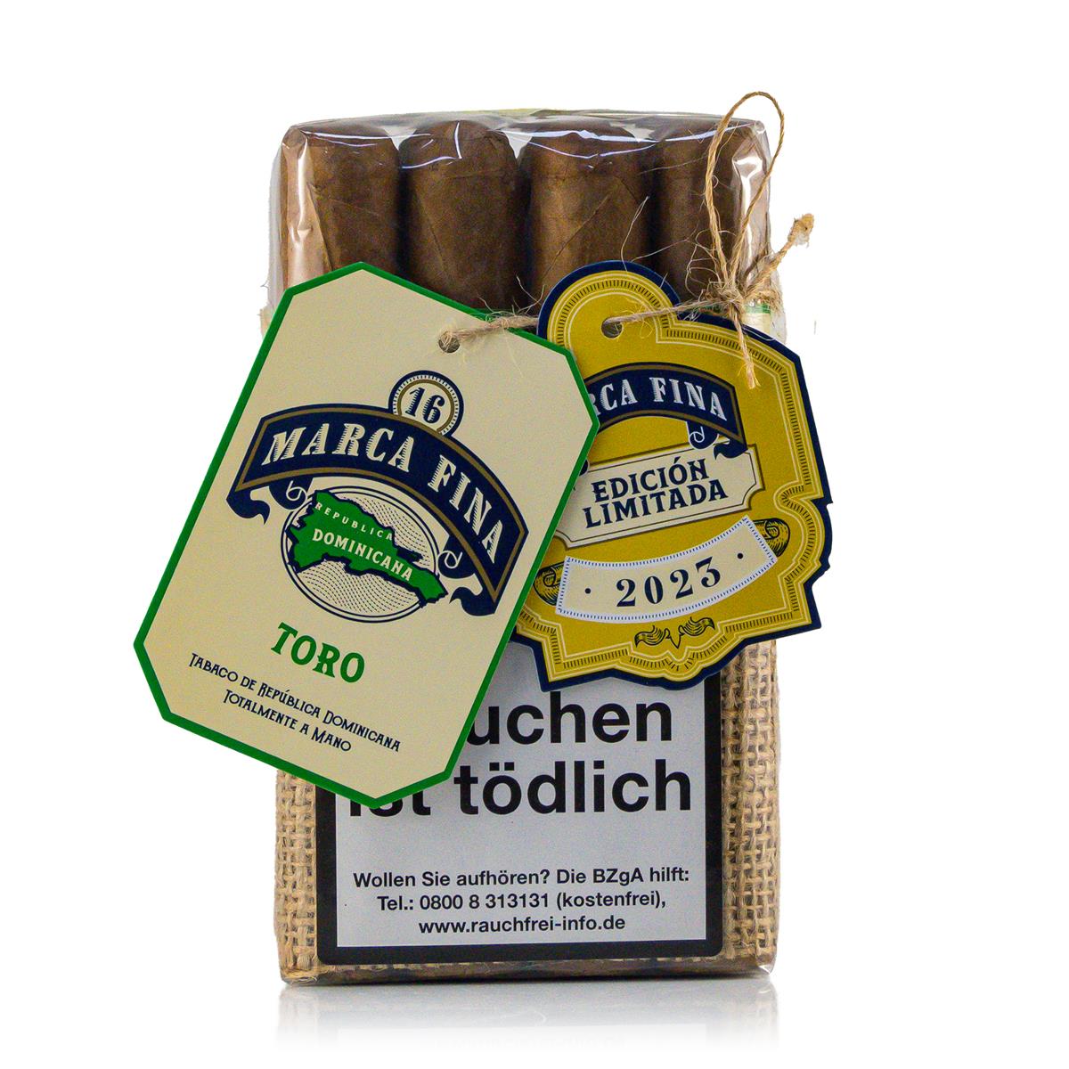 Marca Fina Dominicana Toro Edition Limitada 16er Marca Fina Dominicana Toro Edition Limitada 16er