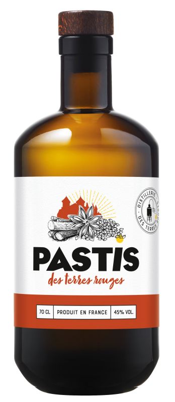 Pastis des Terres Rouges 45%vol. 0,7 Liter