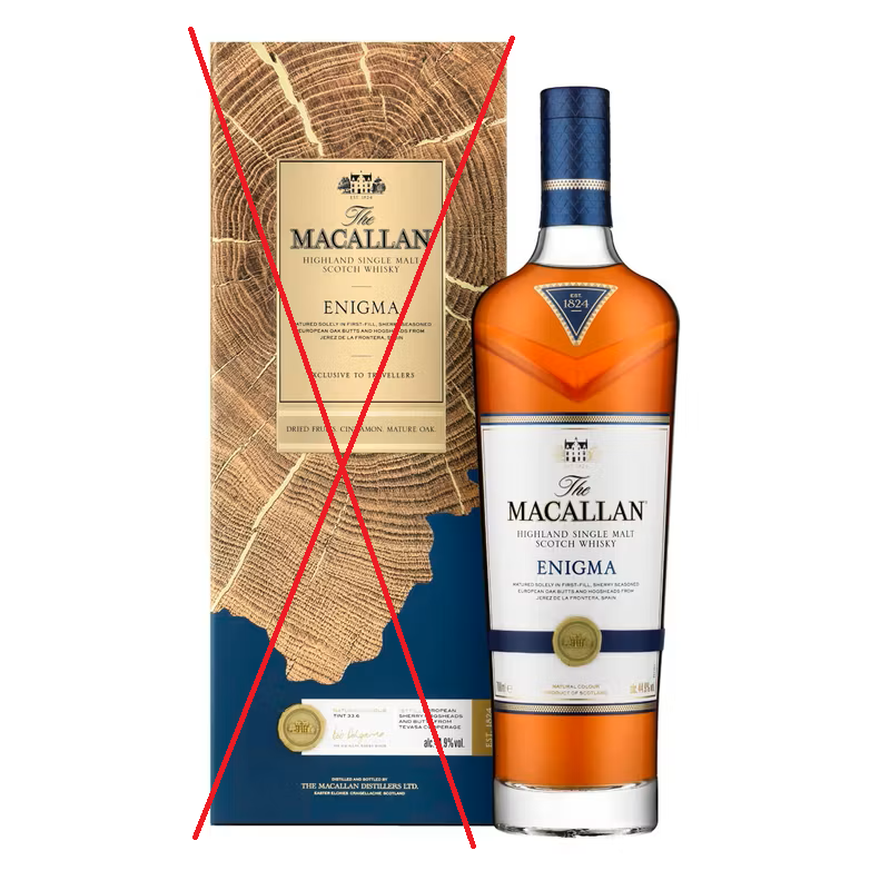 Macallan Enigma 0.7 liters 44.9% vol. Macallan Enigma 0.7 liters 44.9% vol.