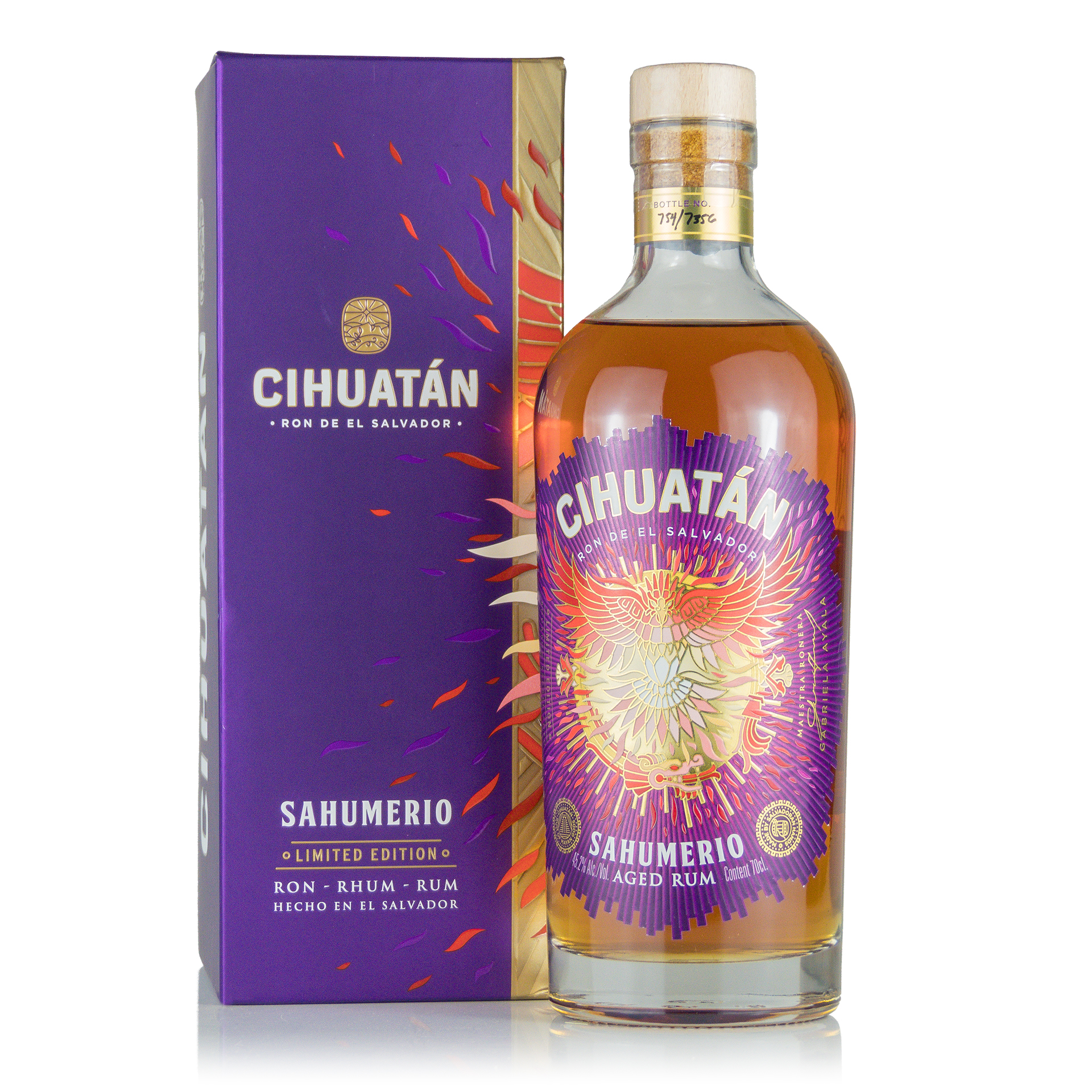 Cihuatan Salvador Sahumerio 45,2%vol. 0,7 Liter Cihuatan Salvador Sahumerio 45,2%vol. 0,7 Liter