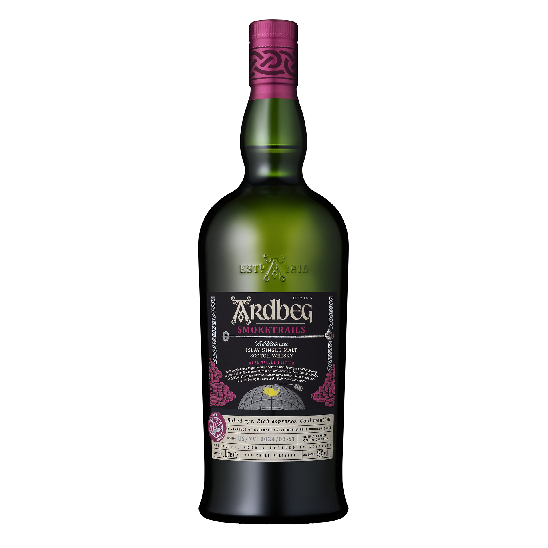 Ardbeg Smoketrails #3 Napa Valley  46%vol. 1 Liter