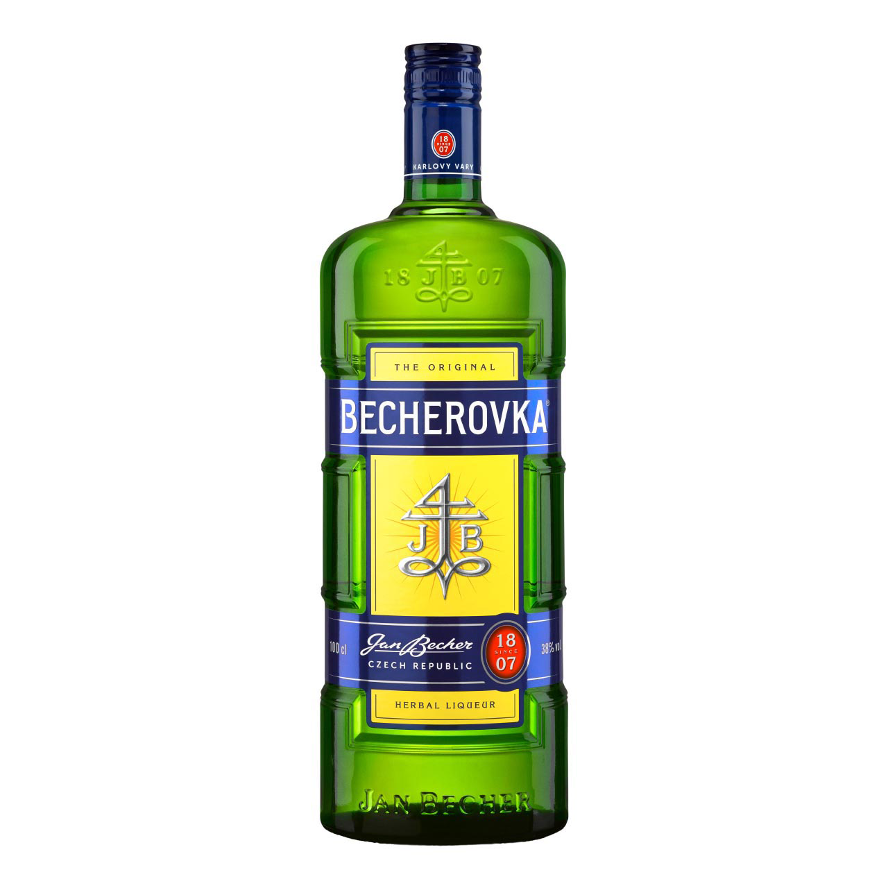 Becherovka Herballiqueur 1 Liter 38%vol. Becherovka Herballiqueur 1 Liter 38%vol.