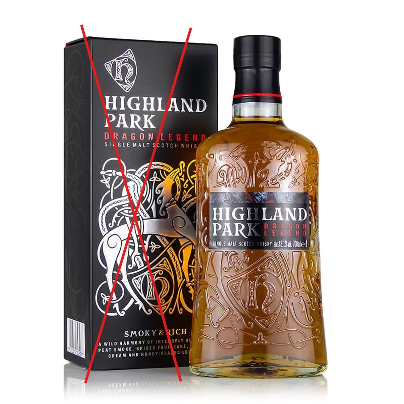 Special item: Highland Park Dragon Legend 43.1% vol. 0.7 liters