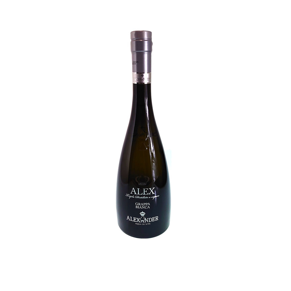 Alexander Bianca Grappa 0,7 Liter 38% vol. Alexander Bianca Grappa 0,7 Liter 38% vol.