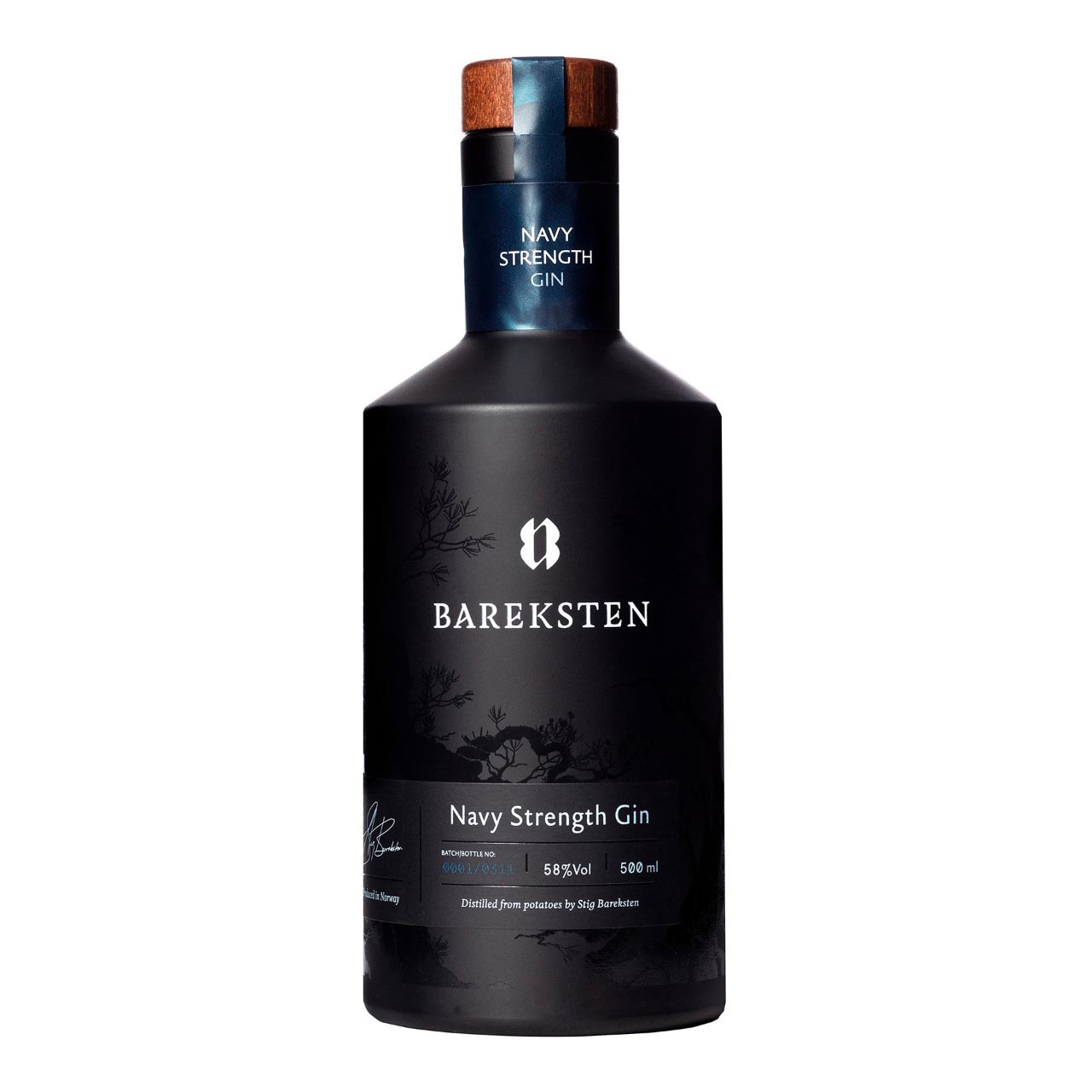 Bareksten Navy Strenght 58%vol. 0,5 Liter