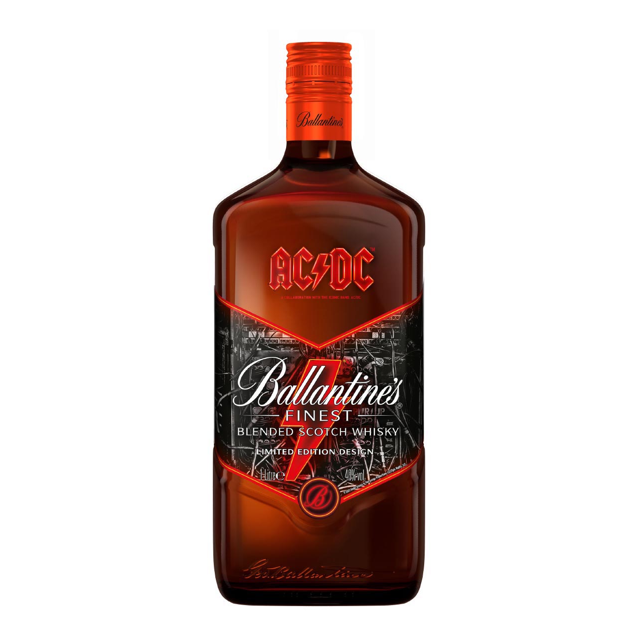 Ballantines AC/DC Edition 1 Liter 40%vol 